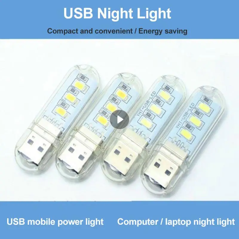 Портативный светодиодный ночсветильник с USB, комнатный декор, Настольная мини-лампа, фонарик для портативного зарядного устройства, ноутбу... 
Портативный светодиодный ночсветильник с USB, комнатный декор, Настольная мини-лампа, фонарик для портативного зарядного устройства, ноутбу...