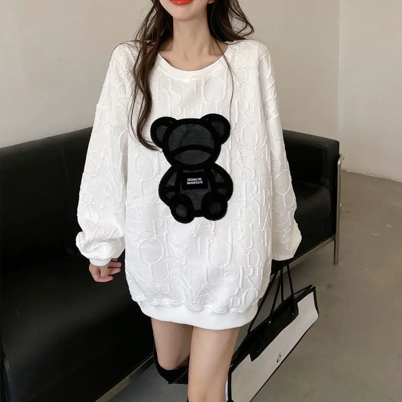 Harajuku Sweatshirt Women Long Sleeve Sweatshirts Streetwear 2022 New Fashion Autumn Winter Loose All-Match Kawaii Pullover Tops
Harajuku Sweatshirt Women Long Sleeve Sweatshirts Streetwear 2022 New Fashion Autumn Winter Loose All-Match Kawaii Pullover Tops