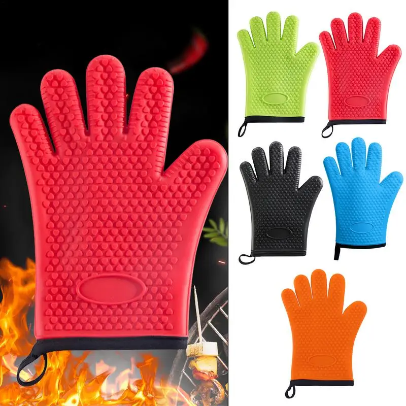 Silicone Baking Glove High Temperature Resistant Anti-burn Waterproof Non-slip Insulated Kitchen Oven Bakeware Baking Tools
Silicone Baking Glove High Temperature Resistant Anti-burn Waterproof Non-slip Insulated Kitchen Oven Bakeware Baking Tools