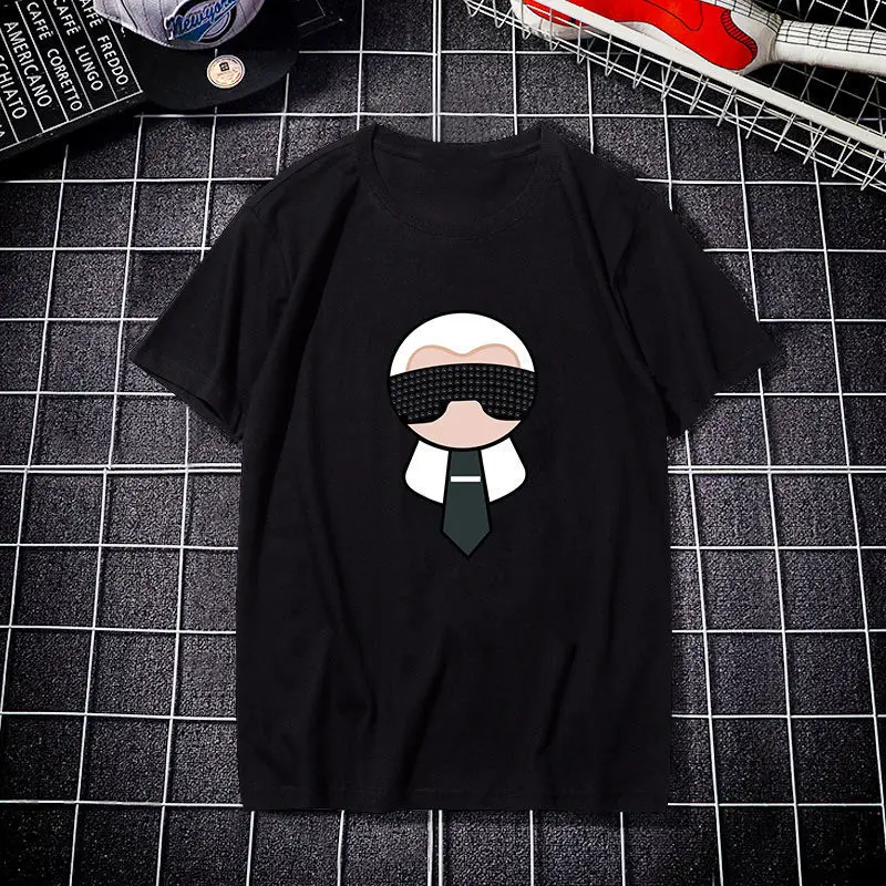 New short sleeve T-shirt men's cotton cartoon printing youth personality student
New short sleeve T-shirt men's cotton cartoon printing youth personality student