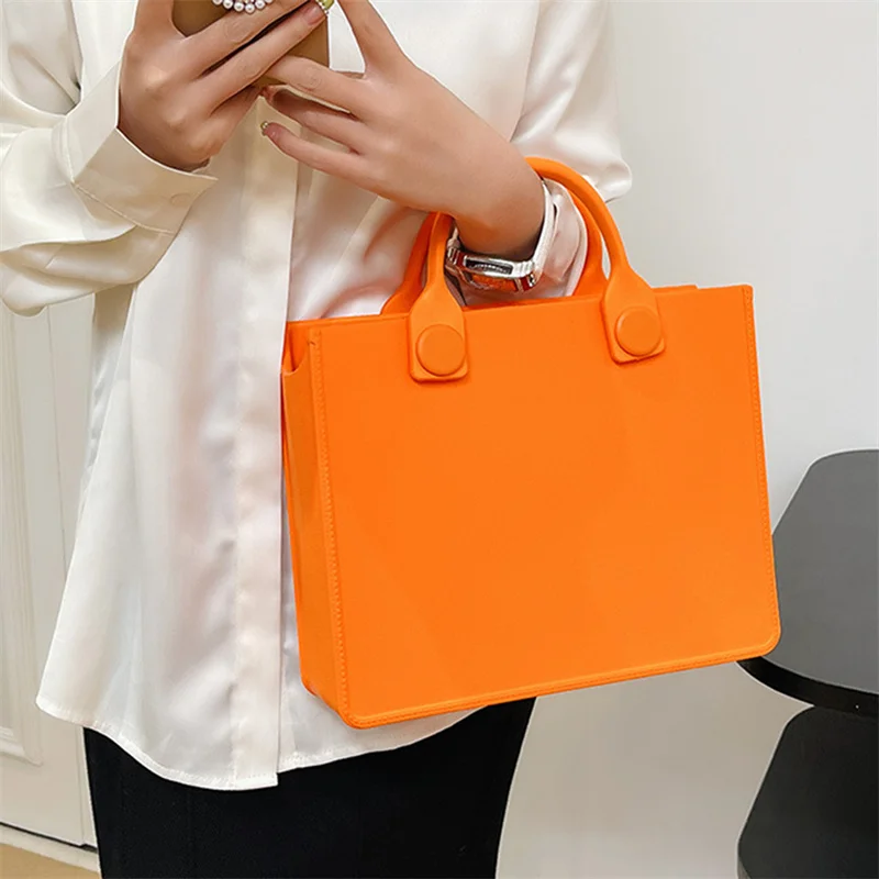 Beach Bag Women Silicon Beach Tote Waterproof Solid Organizer Basket Simple Handheld Women's EVA Bag Ladies Tote Summer
Beach Bag Women Silicon Beach Tote Waterproof Solid Organizer Basket Simple Handheld Women's EVA Bag Ladies Tote Summer