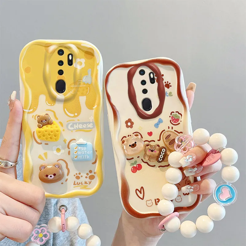 3D Fashion Luxury Adorable Doll Bear Cartoon Soft Silicon Phone Case On For Oppo A11X 11X OppoA11x Wristband Back Cover
3D Fashion Luxury Adorable Doll Bear Cartoon Soft Silicon Phone Case On For Oppo A11X 11X OppoA11x Wristband Back Cover