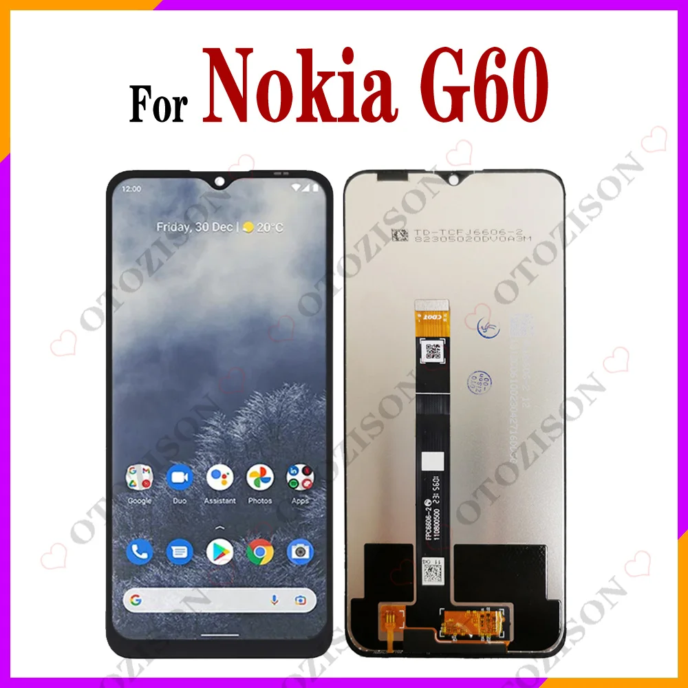 6 58 "ЖК-дисплей для Nokia G60 ЖК-дисплей TA-1490 TA-1481 TA-1479 TA-1475 сенсорный ЖК-экран