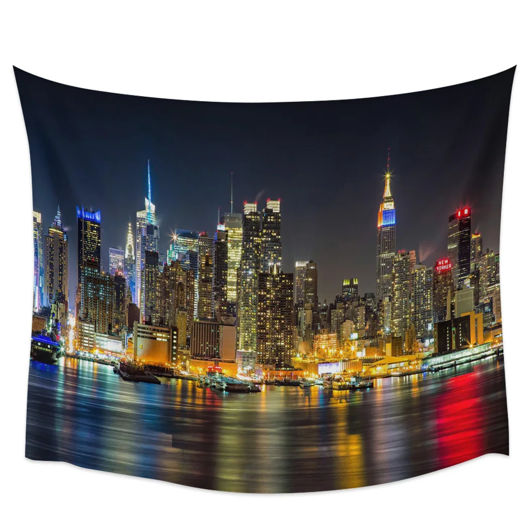 Manhattan City Night View Printed Large Tapestry Hippie Wall Hanging Boho Tapestries Room Art Decor Aesthetic Mats Sheet Blanket
Manhattan City Night View Printed Large Tapestry Hippie Wall Hanging Boho Tapestries Room Art Decor Aesthetic Mats Sheet Blanket