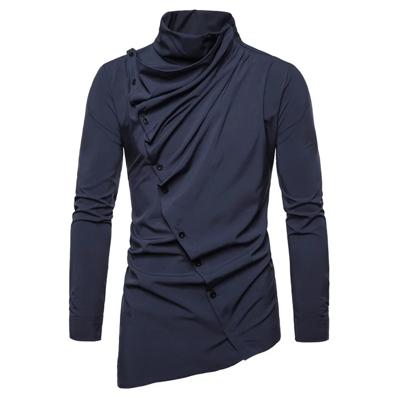 Men Islamic Clothing Saudi Arab Dubai Abaya Jubba Thobe Muslim Casual Male Shirt Fashion Solid Irregular Stand Collar Tops
Men Islamic Clothing Saudi Arab Dubai Abaya Jubba Thobe Muslim Casual Male Shirt Fashion Solid Irregular Stand Collar Tops
