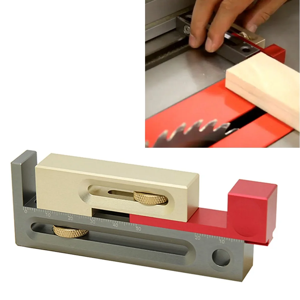 1PC Mortise Ruler Table Saw Slot Adjuster Measuring Instrument Regulator Seam 100*38*15.5mm Woodworking Tool Accessory
1PC Mortise Ruler Table Saw Slot Adjuster Measuring Instrument Regulator Seam 100*38*15.5mm Woodworking Tool Accessory
