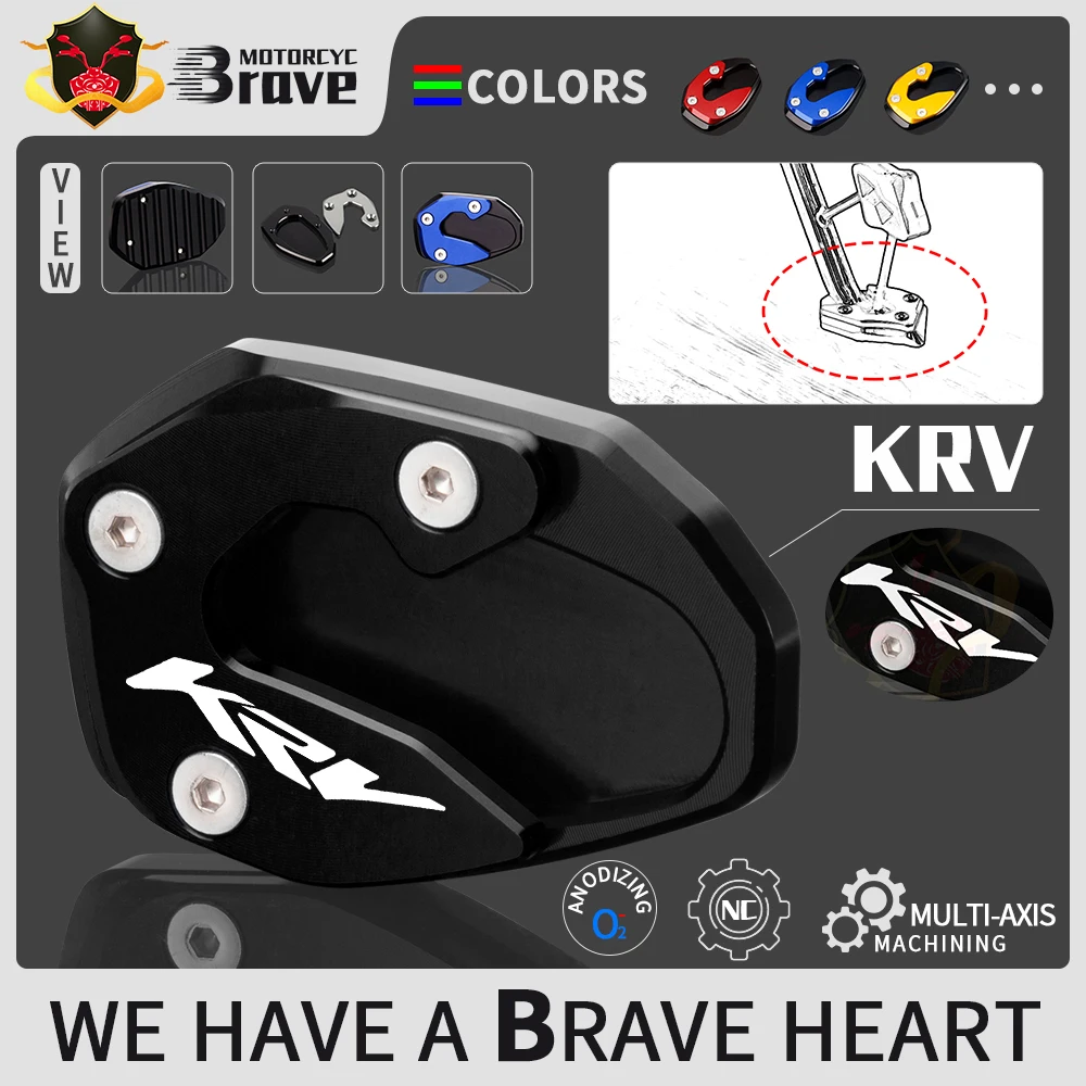 KRV180 Motorcycle Kickstand Foot Side Stand Enlarge Extension Pad Plate Protector Cover Accessories For KYMCO KRV 180 2021 2022
KRV180 Motorcycle Kickstand Foot Side Stand Enlarge Extension Pad Plate Protector Cover Accessories For KYMCO KRV 180 2021 2022