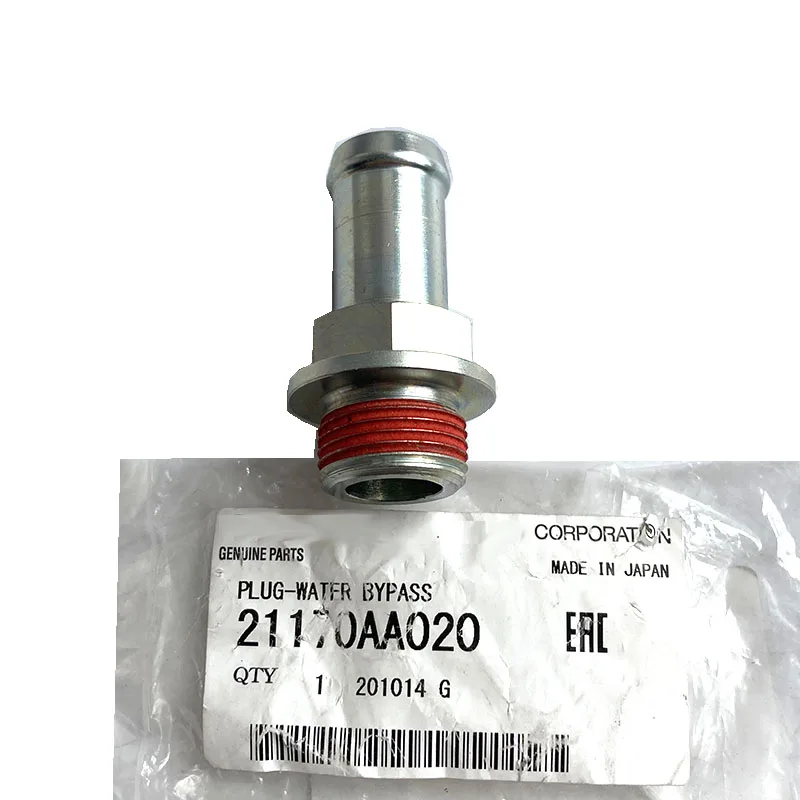 NBJKATO Brand New Genuine Plug-Water Bypass Coolant OEM 21170AA020 For Subaru Forester Legacy Outback Impreza
NBJKATO Brand New Genuine Plug-Water Bypass Coolant OEM 21170AA020 For Subaru Forester Legacy Outback Impreza