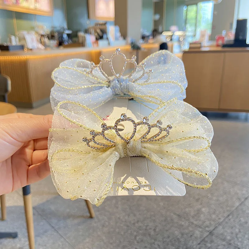 1pc Retail Pastel Hair Bows Solid Color Princess Crown Hair Clips Fairy Bow knot Hairpin Kids Barrette Tiara Hair Clips
1pc Retail Pastel Hair Bows Solid Color Princess Crown Hair Clips Fairy Bow knot Hairpin Kids Barrette Tiara Hair Clips