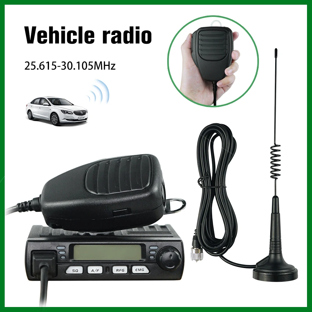 

Ultra Compact Mini Mobie CB Radio 25.615--30.105MHz Amateur Car radio Station 8W AM /FM Citizen Band CB Radio CB-40M Transceiver