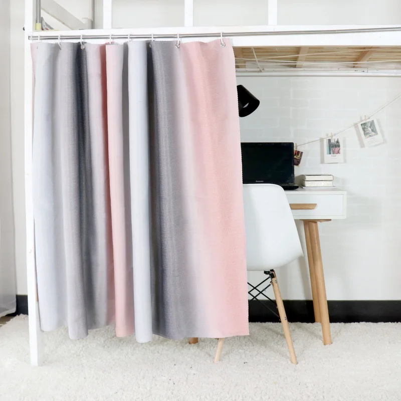 

Thicken Shading Bed Curtain Student/ Staff Dormitory Bunk Beds Dust-proof Decorative Cloth Blackout Desk Privacy Space Curtains