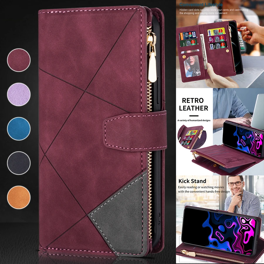 Wallet Multi-card Zipper Leather Case For Galaxy A03 A03S A12 A13 A22 A32 A50 A51 A52 A52S A71 A41 A33 A42 A82
Wallet Multi-card Zipper Leather Case For Galaxy A03 A03S A12 A13 A22 A32 A50 A51 A52 A52S A71 A41 A33 A42 A82
