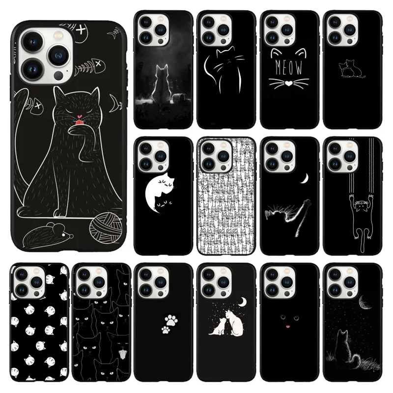 Black Cat Phone Case For iphone 14 13 12 11 Pro Max Case For iphone 14 13 Pro XS MAX X XR SE2 8 7 Plus case
Black Cat Phone Case For iphone 14 13 12 11 Pro Max Case For iphone 14 13 Pro XS MAX X XR SE2 8 7 Plus case