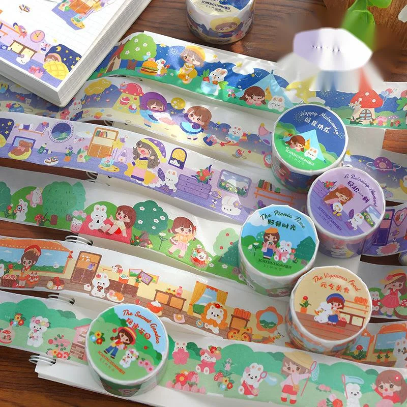 Kawaii Cartoon Washi Tape Cute Decorative Adhesive DIY Stationery Scrapbooking Sticker Label Stationery Hand Account Tape
Kawaii Cartoon Washi Tape Cute Decorative Adhesive DIY Stationery Scrapbooking Sticker Label Stationery Hand Account Tape