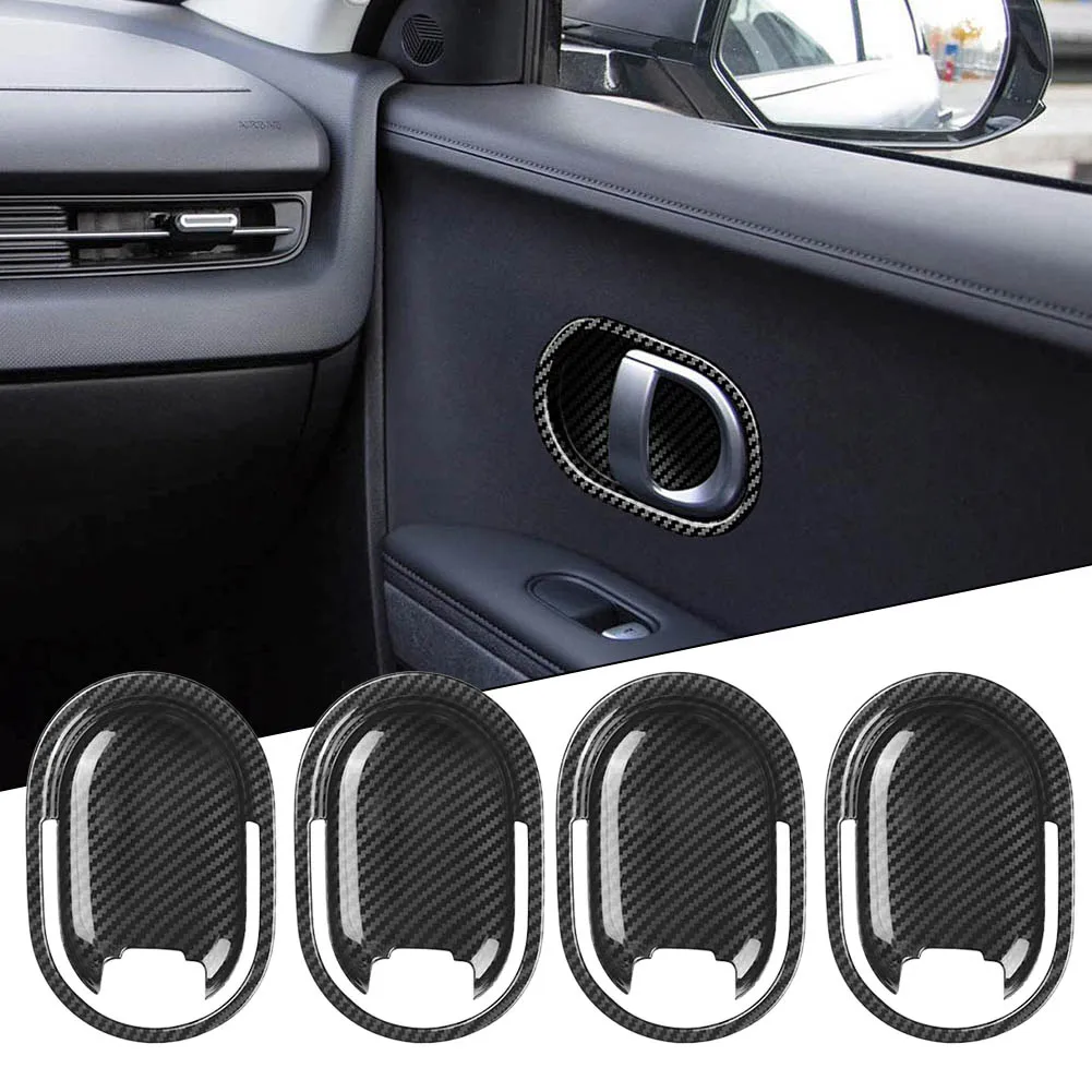Handle Cover 4pcs Car Inner Cool Design Decorative Cover Waterproof Black Carbon Fiber Pattern Auto Accessories
Handle Cover 4pcs Car Inner Cool Design Decorative Cover Waterproof Black Carbon Fiber Pattern Auto Accessories