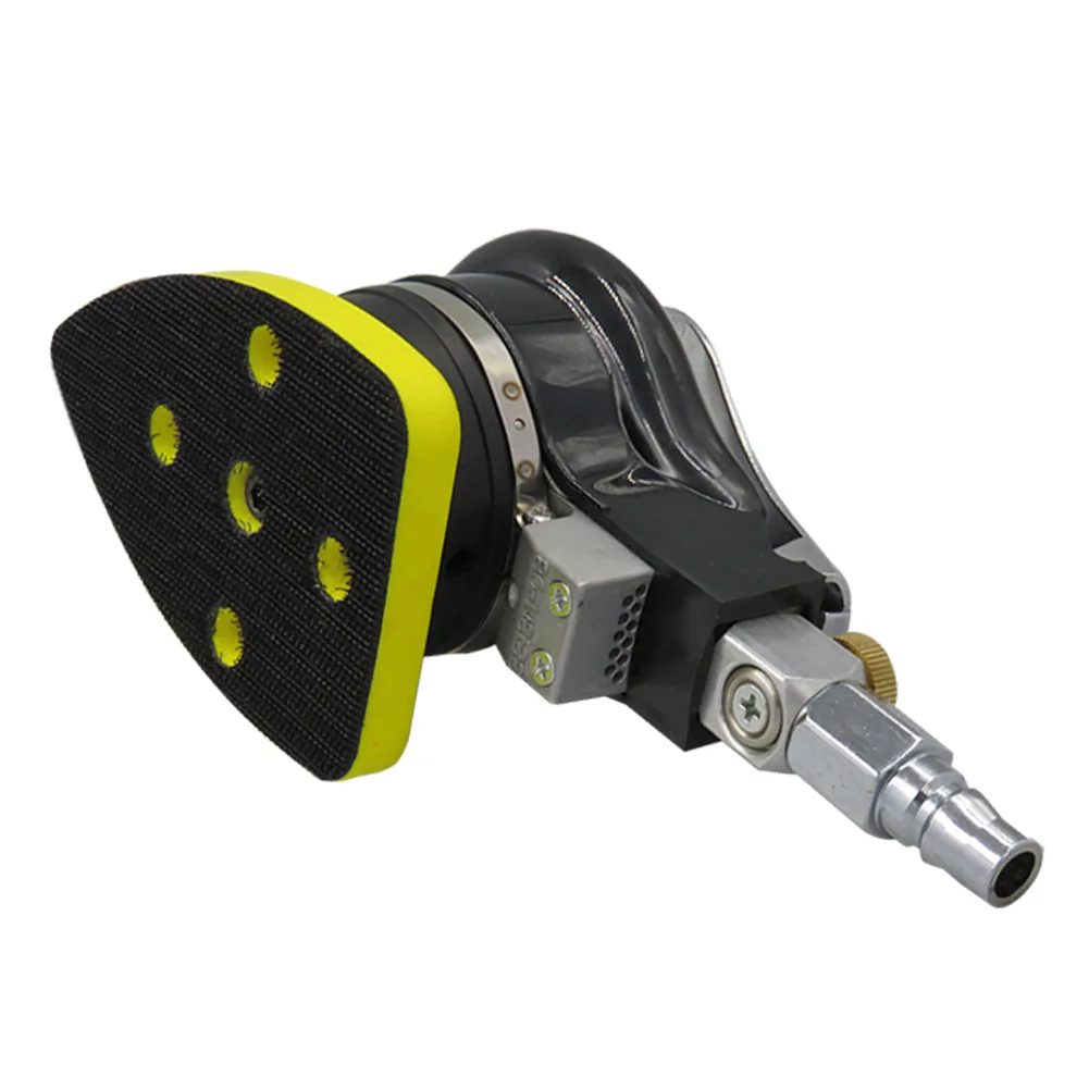 Triangle Pad Pneumatic Sander Sandpaper Eccentric Orbital Air Polisher Woodworking Metal Surface Grinding Machine
Triangle Pad Pneumatic Sander Sandpaper Eccentric Orbital Air Polisher Woodworking Metal Surface Grinding Machine