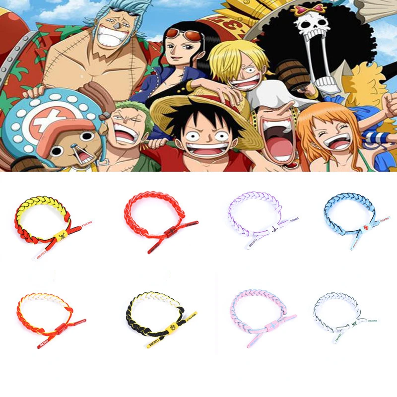Anime Cartoon Cute One Piece Bracelet Creative Fashion Luffy Ace Student Couple Kawaii Braided Bracelet Gift Wholesale
Anime Cartoon Cute One Piece Bracelet Creative Fashion Luffy Ace Student Couple Kawaii Braided Bracelet Gift Wholesale