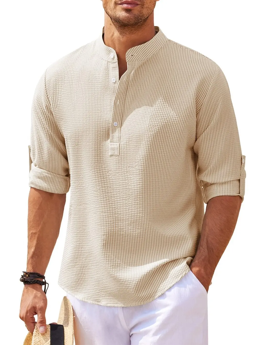 2023 Mens Shirt Long Sleeve Stand Up Collar Open Button Pineapple Check Mens Shirts Casual Shirt Top for Men
2023 Mens Shirt Long Sleeve Stand Up Collar Open Button Pineapple Check Mens Shirts Casual Shirt Top for Men