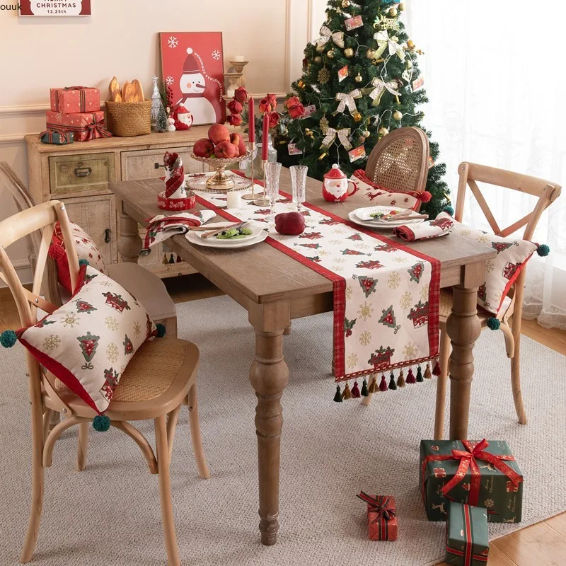Jacquard Table Runner with Tassel Christmas Deer Gift Hat Table Runner Bed Tail Flag Bucket Cabinet TV Cabinet Cover
Jacquard Table Runner with Tassel Christmas Deer Gift Hat Table Runner Bed Tail Flag Bucket Cabinet TV Cabinet Cover