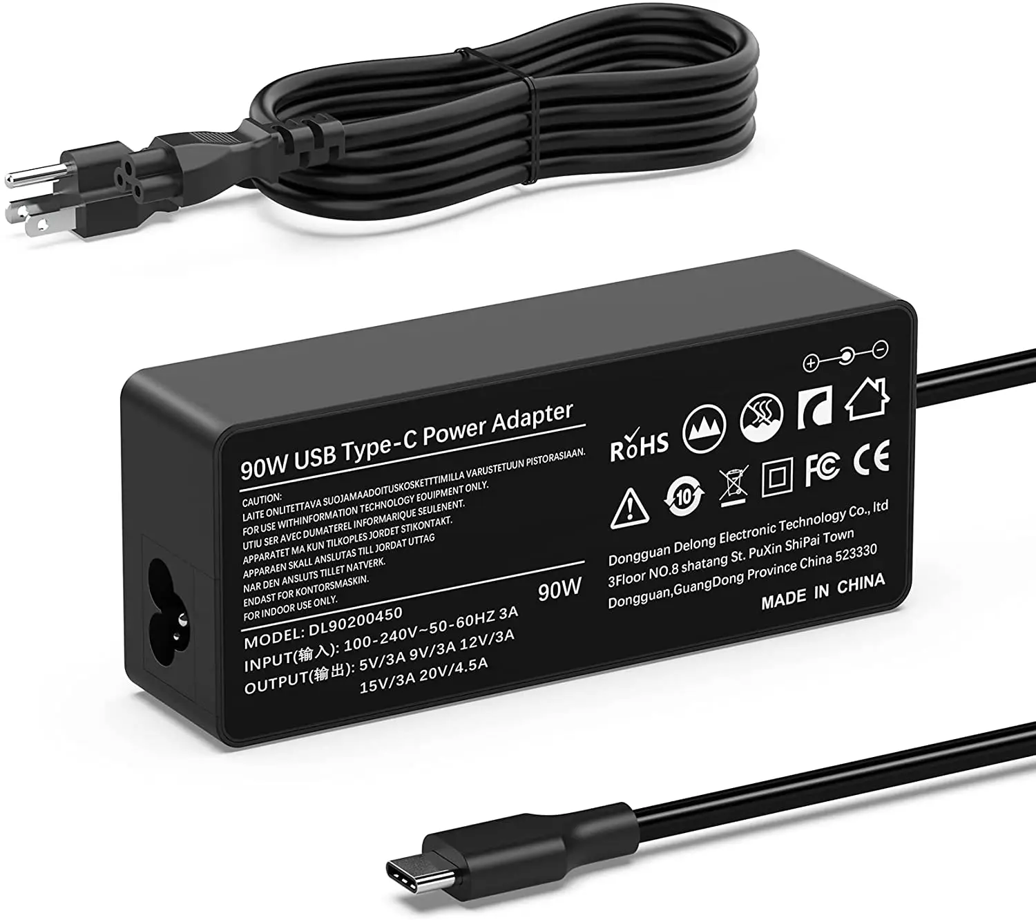 90W/65W Laptop Charger USB Type C Chromebook for Hp Dell Lenovo Series with DC USB C Charging Cable AC Adapter Power Supply Cord 
90W/65W Laptop Charger USB Type C Chromebook for Hp Dell Lenovo Series with DC USB C Charging Cable AC Adapter Power Supply Cord