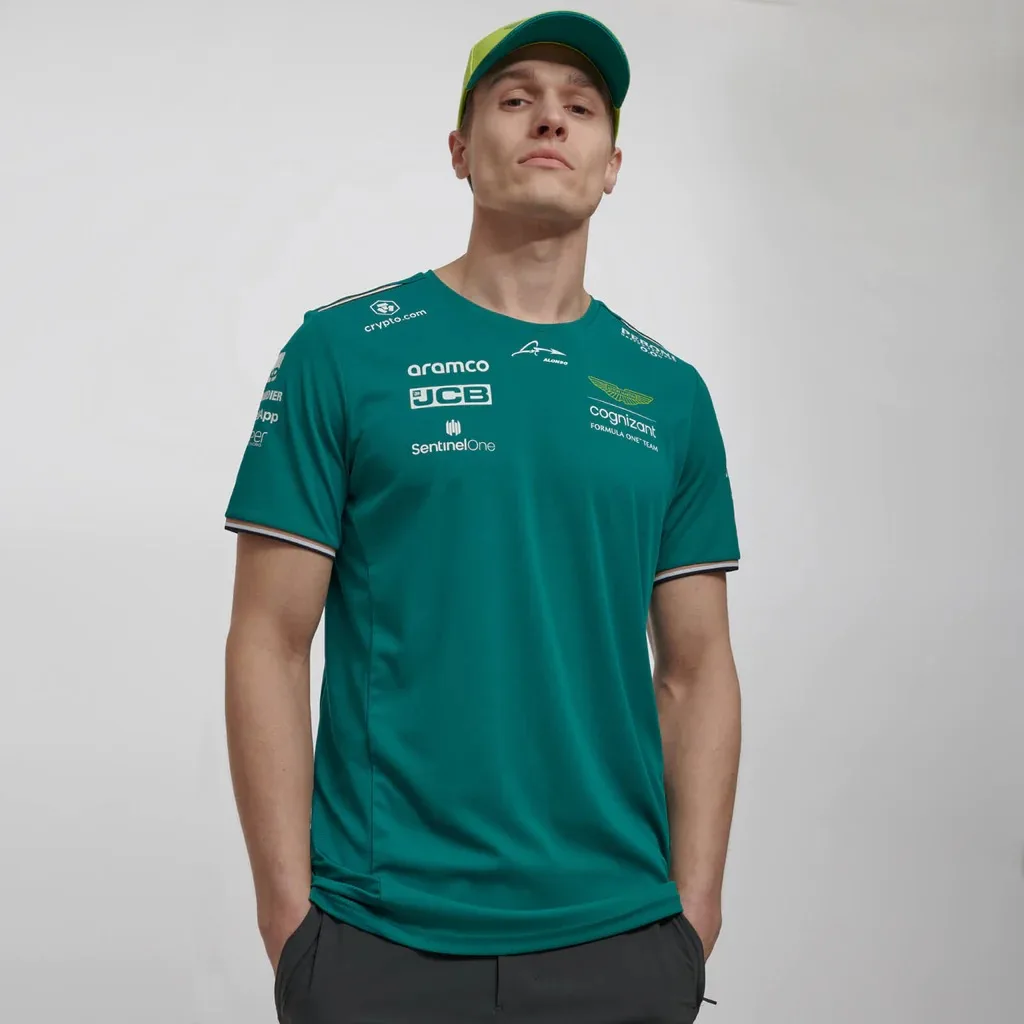 

Aston Driver STROLL Martin T-shirt Official Hot Sale 18 2023 F1 14 and Oversized Spanish Alonso T-shirts, Fernando Team Racing
