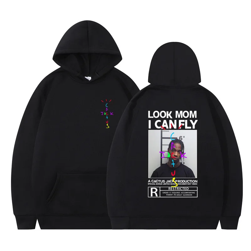 Cactus Jack Rainbow Alphabet Print Hoodie Men's LOOK MOM I CAN FLY Travis Scott Sweatshirts Unisex Fashion Hip Hop Streetwear
Cactus Jack Rainbow Alphabet Print Hoodie Men's LOOK MOM I CAN FLY Travis Scott Sweatshirts Unisex Fashion Hip Hop Streetwear