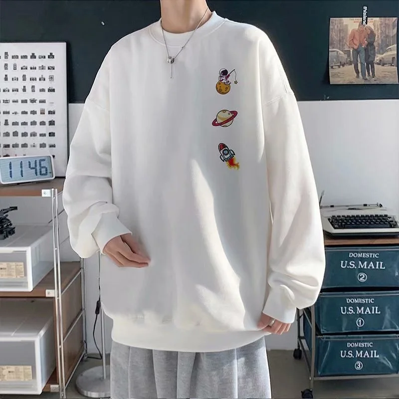 spring autumn loose sweater men's round neck long sleeve no hat trendy brand Trendy ins print all-match top clothes coat
spring autumn loose sweater men's round neck long sleeve no hat trendy brand Trendy ins print all-match top clothes coat