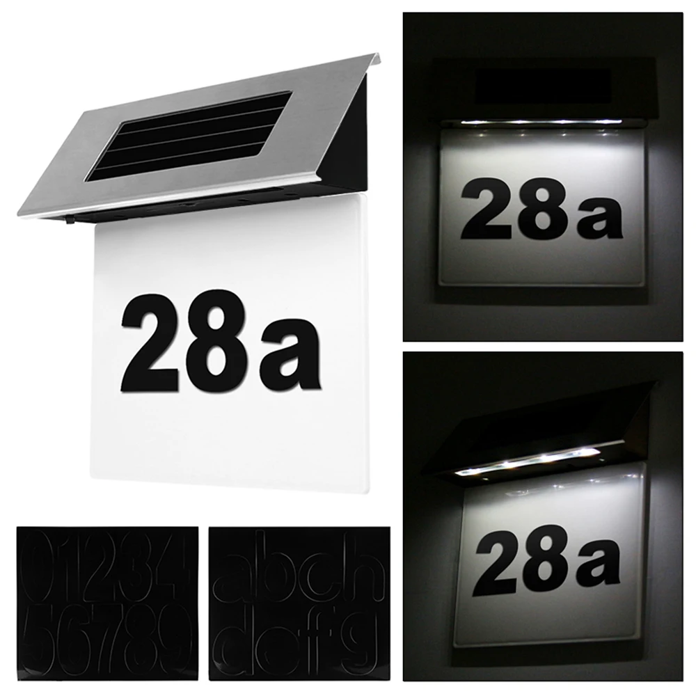 LED Solar Wall Lamp, Led Doorplate Lamp, Stainless Steel Outdoor Apartment Porch with Backlight
LED Solar Wall Lamp, Led Doorplate Lamp, Stainless Steel Outdoor Apartment Porch with Backlight