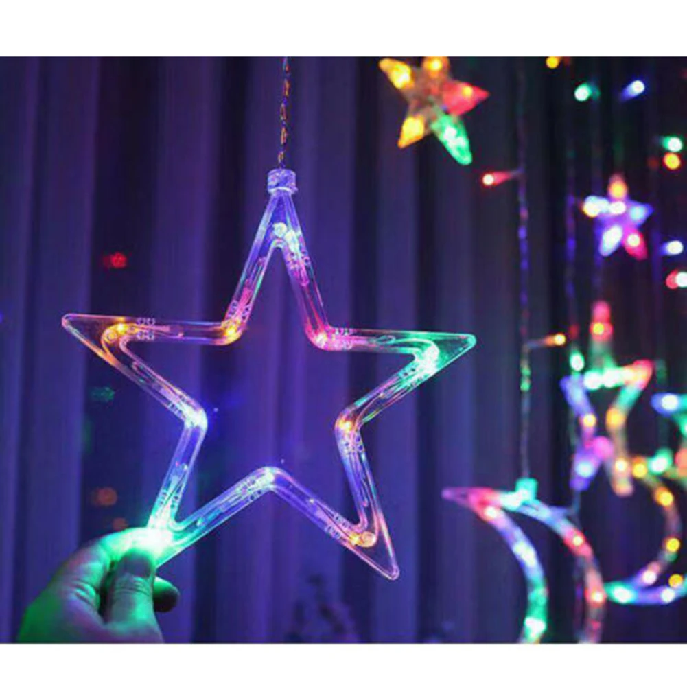 Light String Twinkling Star Moon Fairy Curtain Lights Roomchristmas Decorations Xmas Tree Ornaments 168 Leds Home Outdoor 300CM
Light String Twinkling Star Moon Fairy Curtain Lights Roomchristmas Decorations Xmas Tree Ornaments 168 Leds Home Outdoor 300CM