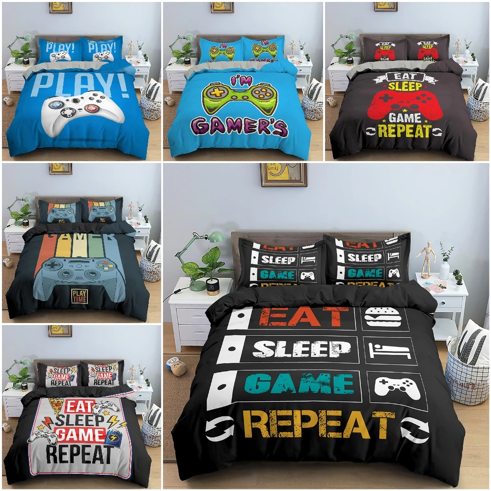 3D Gamepad Printed Bedding Set Gaming Theme Duvet Cover Microfiber Fabric Quilt Cover Queen King Size
3D Gamepad Printed Bedding Set Gaming Theme Duvet Cover Microfiber Fabric Quilt Cover Queen King Size