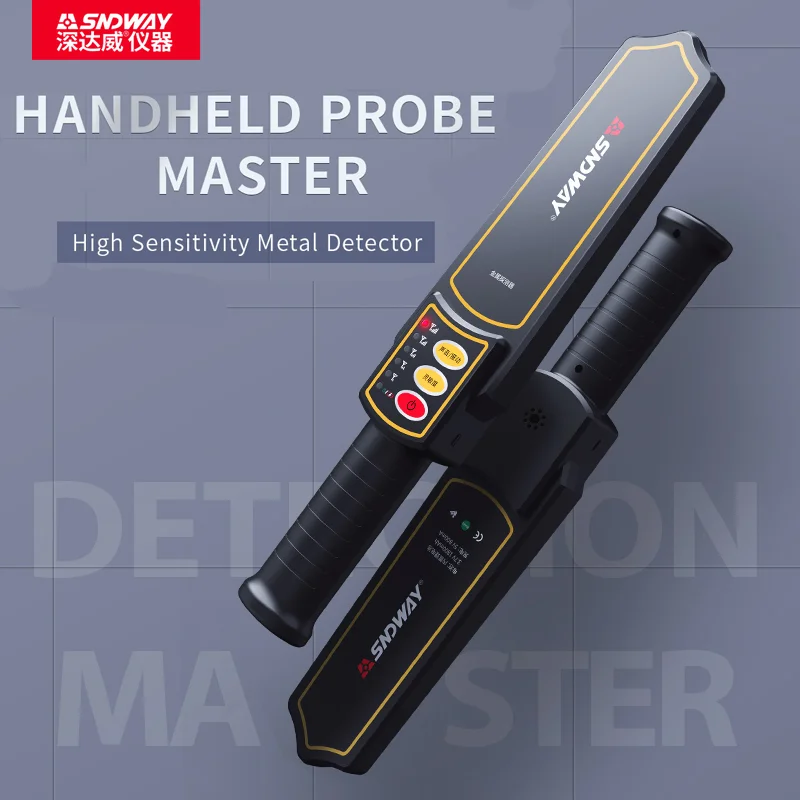 SNDWAY High-performance Hand Held Metal Detector Super Scanner High Sensitivity Security Scanners Portable Metal-finder Locator
SNDWAY High-performance Hand Held Metal Detector Super Scanner High Sensitivity Security Scanners Portable Metal-finder Locator