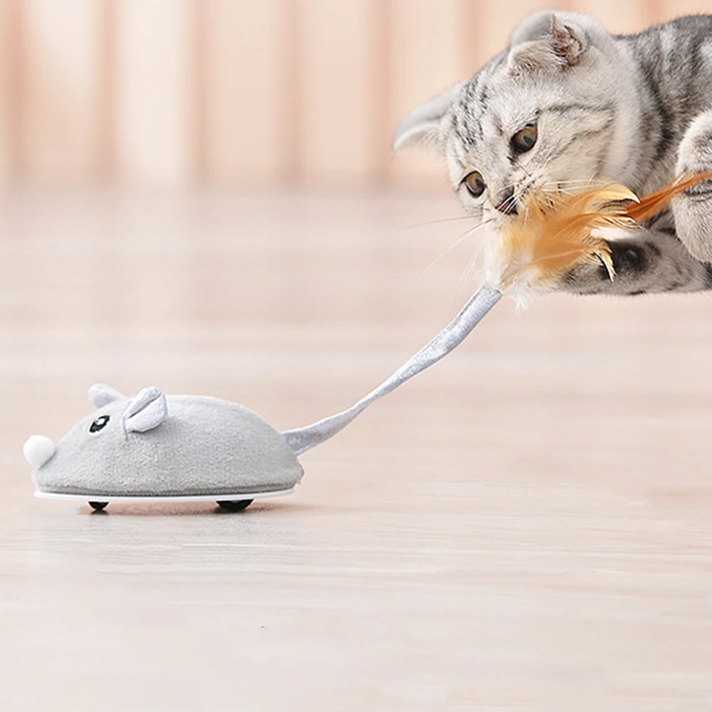 Smart Sensing Mouse Cats Toy Interactive Electric Stuffed Toy Cat Teaser Playing Mechanical Motion Rats Supplies 
Smart Sensing Mouse Cats Toy Interactive Electric Stuffed Toy Cat Teaser Playing Mechanical Motion Rats Supplies