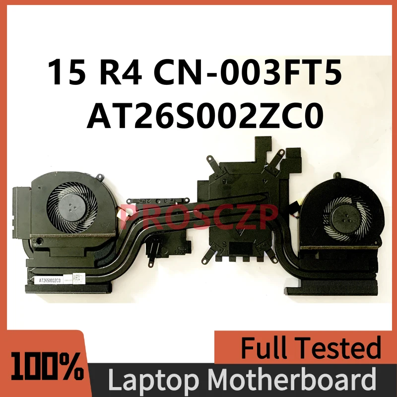 CN-003FT5 003FT5 03FT5 вентилятор радиатора для Dell Alienware 15 R4 радиатор AT26S002ZC0 100% хорошо работает
CN-003FT5 003FT5 03FT5 вентилятор радиатора для Dell Alienware 15 R4 радиатор AT26S002ZC0 100% хорошо работает