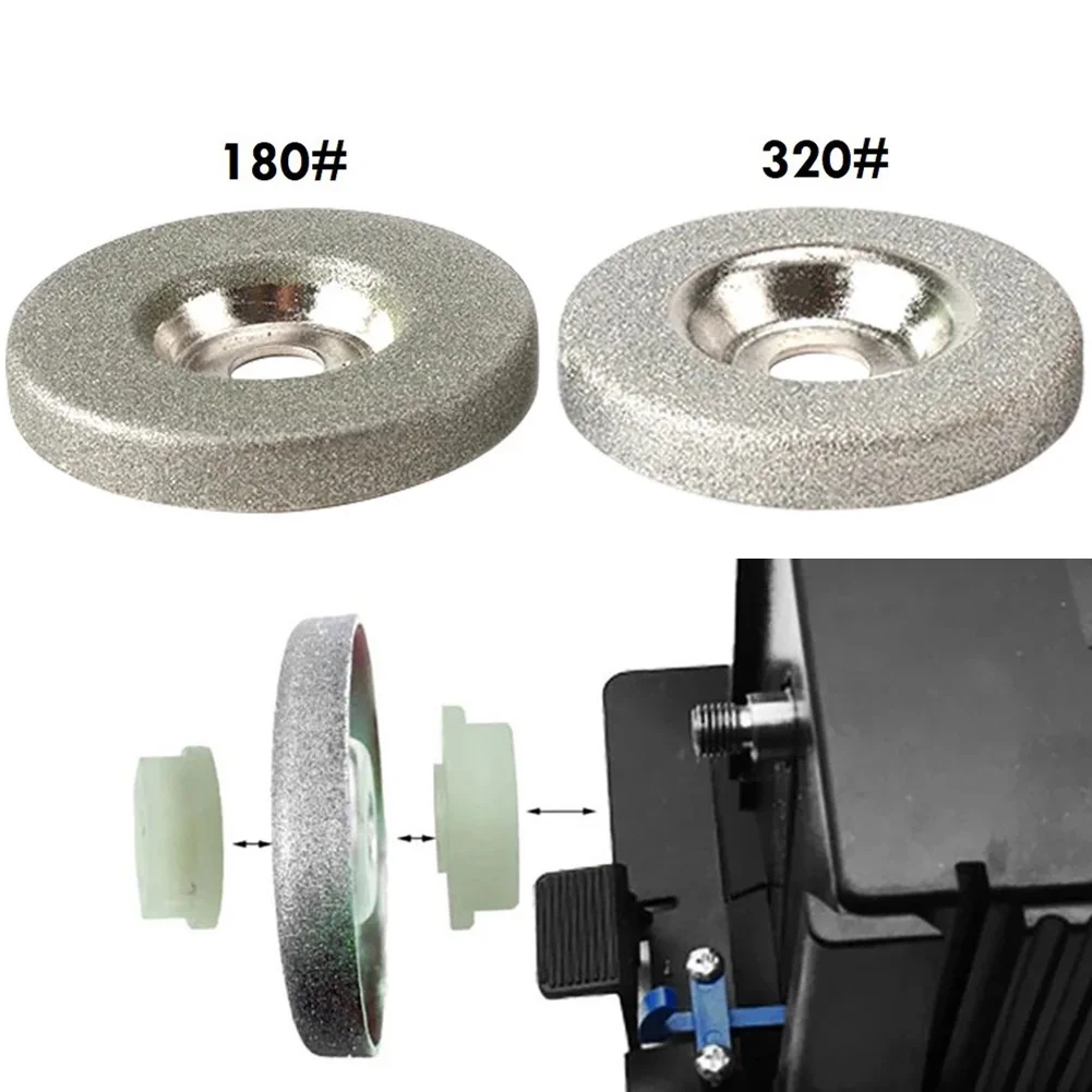 2pcs Diamond Grinding Wheel 180 320 Grit 50mm Grinder Disc Stone Sharpener Angle Cutting Wheel Rotary Tools
2pcs Diamond Grinding Wheel 180 320 Grit 50mm Grinder Disc Stone Sharpener Angle Cutting Wheel Rotary Tools