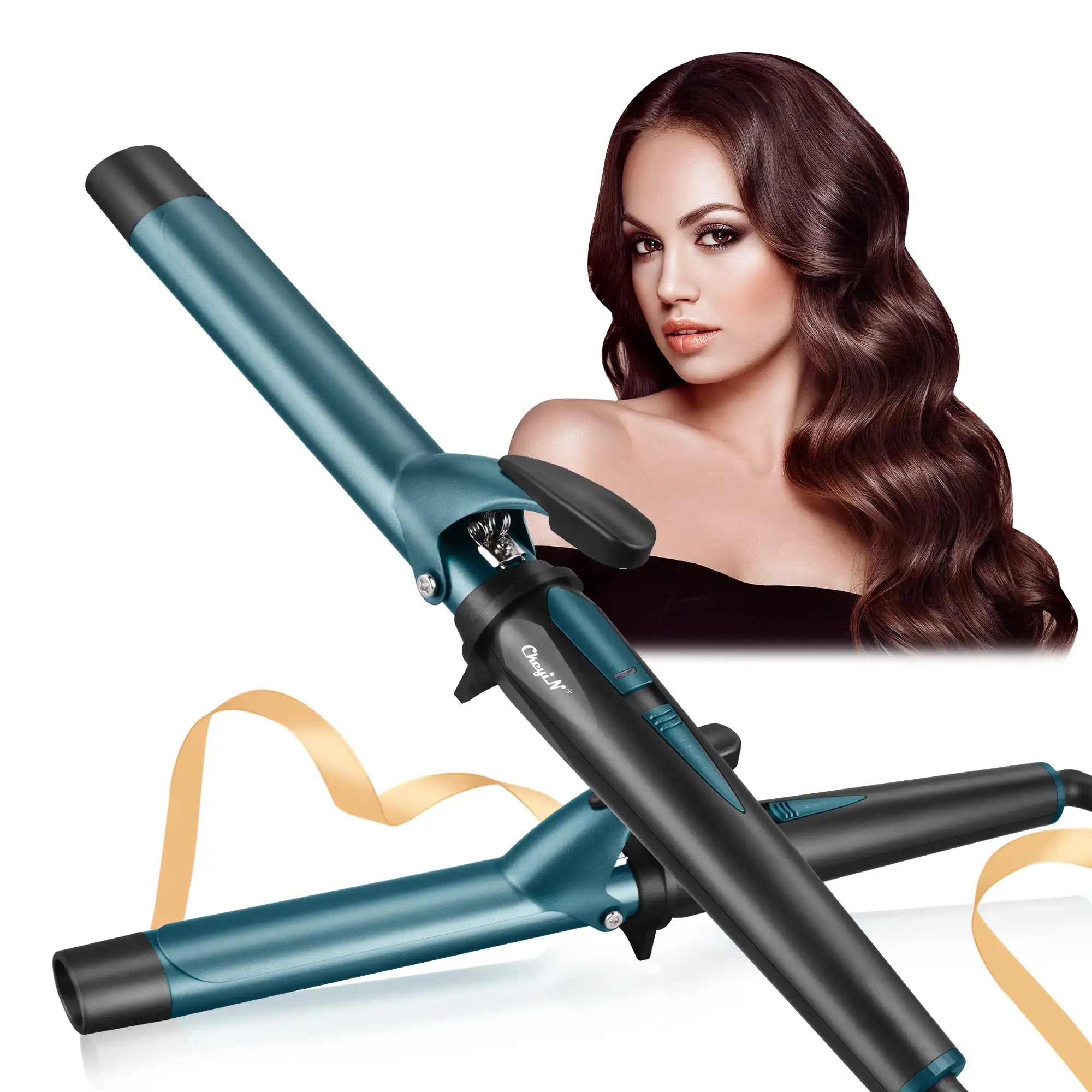 32mm Flat-Tube Curling Iron, 2-Speed Temperature-Controlled Ceramic Curling Wand, Wet and Dry Large Wave Curler
32mm Flat-Tube Curling Iron, 2-Speed Temperature-Controlled Ceramic Curling Wand, Wet and Dry Large Wave Curler