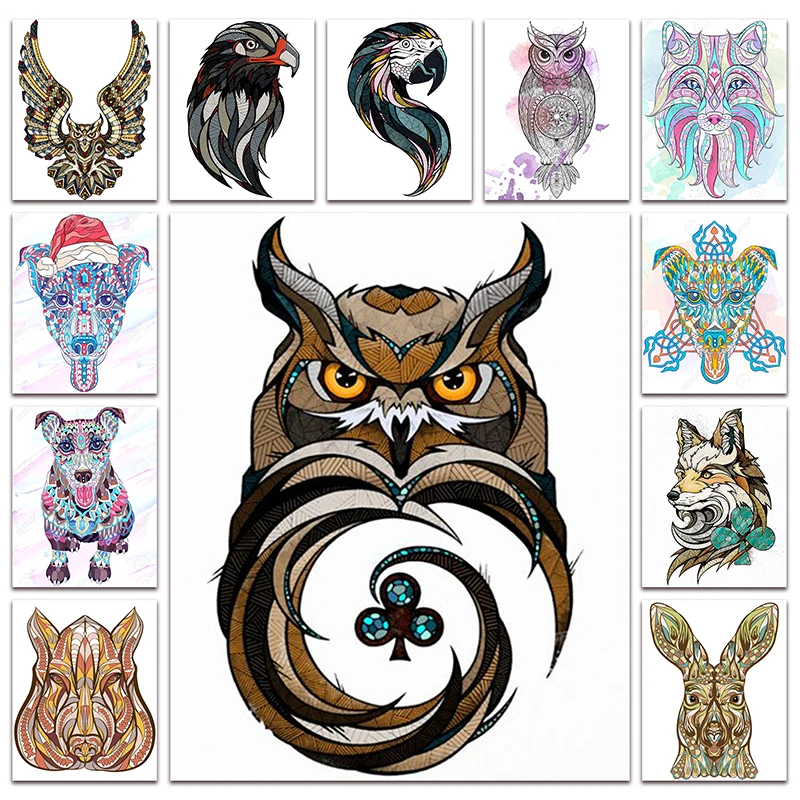 Full Square Diamond embroidery Animal owl eagle parrot Diamond mosaic fox dog wolf DIY Diamond painting Cross stitch pig rabbit
Full Square Diamond embroidery Animal owl eagle parrot Diamond mosaic fox dog wolf DIY Diamond painting Cross stitch pig rabbit