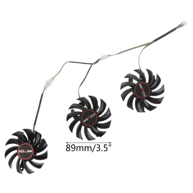 89mm 4Pin/3Pin Graphics Card Cooling Fan For Sapphire Radeon RX 5600 XT Pulse Pro 6G D6 VGA Cooler
89mm 4Pin/3Pin Graphics Card Cooling Fan For Sapphire Radeon RX 5600 XT Pulse Pro 6G D6 VGA Cooler