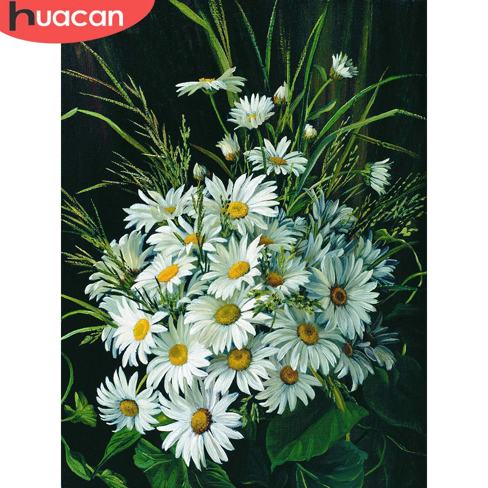 HUACAN Diamond Painting New Daisy 5D DIY Diamond Embroidery Cross Stitch Flower Pictures Of Rhinestones Mosaic Handicraft
HUACAN Diamond Painting New Daisy 5D DIY Diamond Embroidery Cross Stitch Flower Pictures Of Rhinestones Mosaic Handicraft