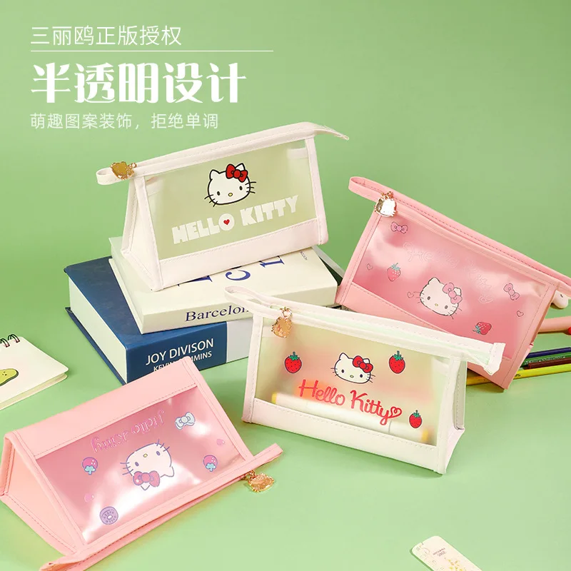 Hello Kitty Sanrio мультяшный пенал с животными милый канцелярский ящик из ПВХ чехол прозрачная многофункциональная красочная ручка сумка подарки
Hello Kitty Sanrio мультяшный пенал с животными милый канцелярский ящик из ПВХ чехол прозрачная многофункциональная красочная ручка сумка подарки