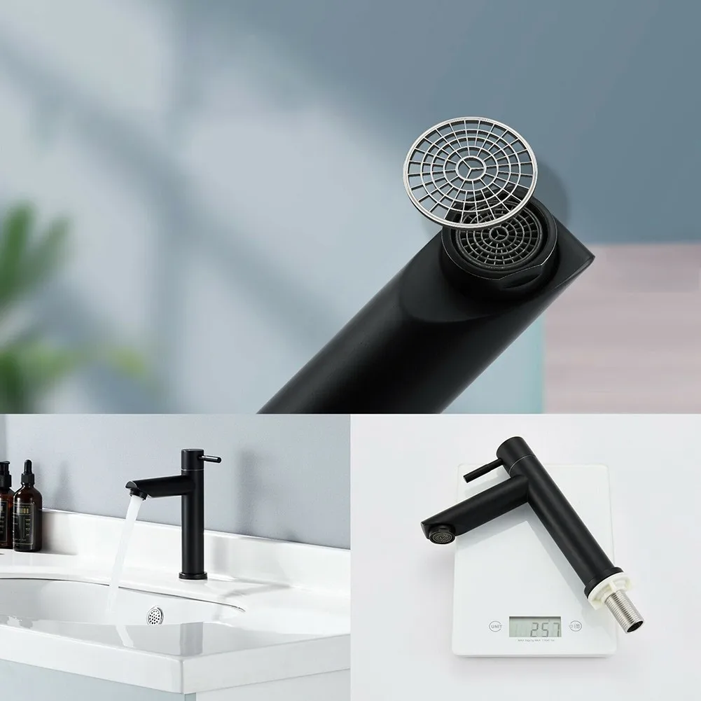 Black Cold Quick Open Type Bathroom & Kitchen Matte Black Faucet Stainless Steel Deck Mounted Sink Bibcock Water Cold Tap
Black Cold Quick Open Type Bathroom & Kitchen Matte Black Faucet Stainless Steel Deck Mounted Sink Bibcock Water Cold Tap