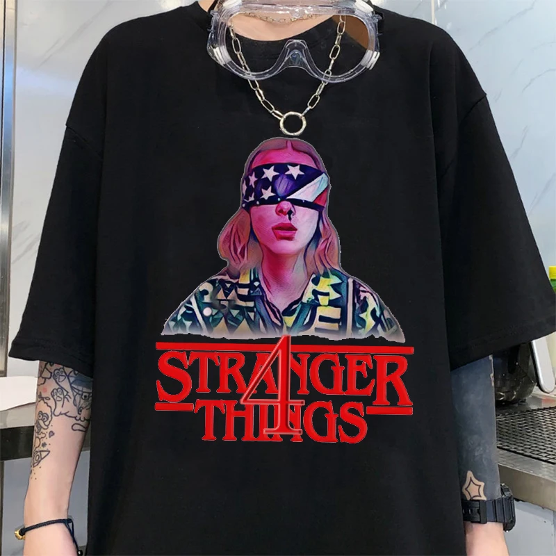 Stranger Things Season 4 T Shirt Women Ullzang Eleven Graphic T-shirt Upside Down Tshirt Funny Cartoon Top Tees Female Clothing
Stranger Things Season 4 T Shirt Women Ullzang Eleven Graphic T-shirt Upside Down Tshirt Funny Cartoon Top Tees Female Clothing