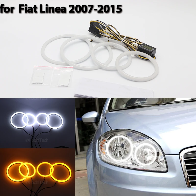 Bright Halo Ring Angel Eyes Turn Signal Switchback Cotton LED White Yellow for Fiat Linea 2007-2015 Car-styling Accessories
Bright Halo Ring Angel Eyes Turn Signal Switchback Cotton LED White Yellow for Fiat Linea 2007-2015 Car-styling Accessories