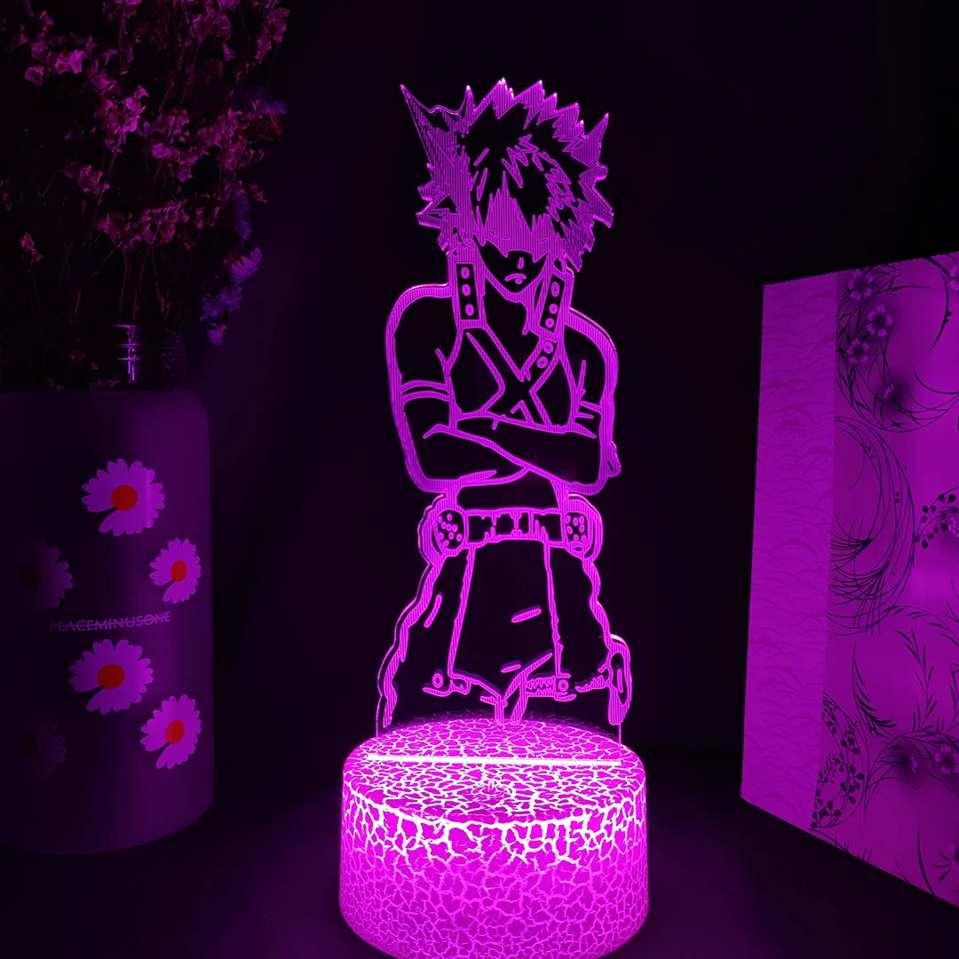 Anime LED Night Light My Hero Academia Katsuki Bakugo Figure for Kids Bedroom Decoration Nightlight Desk 3D Manga Lamp Gifts
Anime LED Night Light My Hero Academia Katsuki Bakugo Figure for Kids Bedroom Decoration Nightlight Desk 3D Manga Lamp Gifts