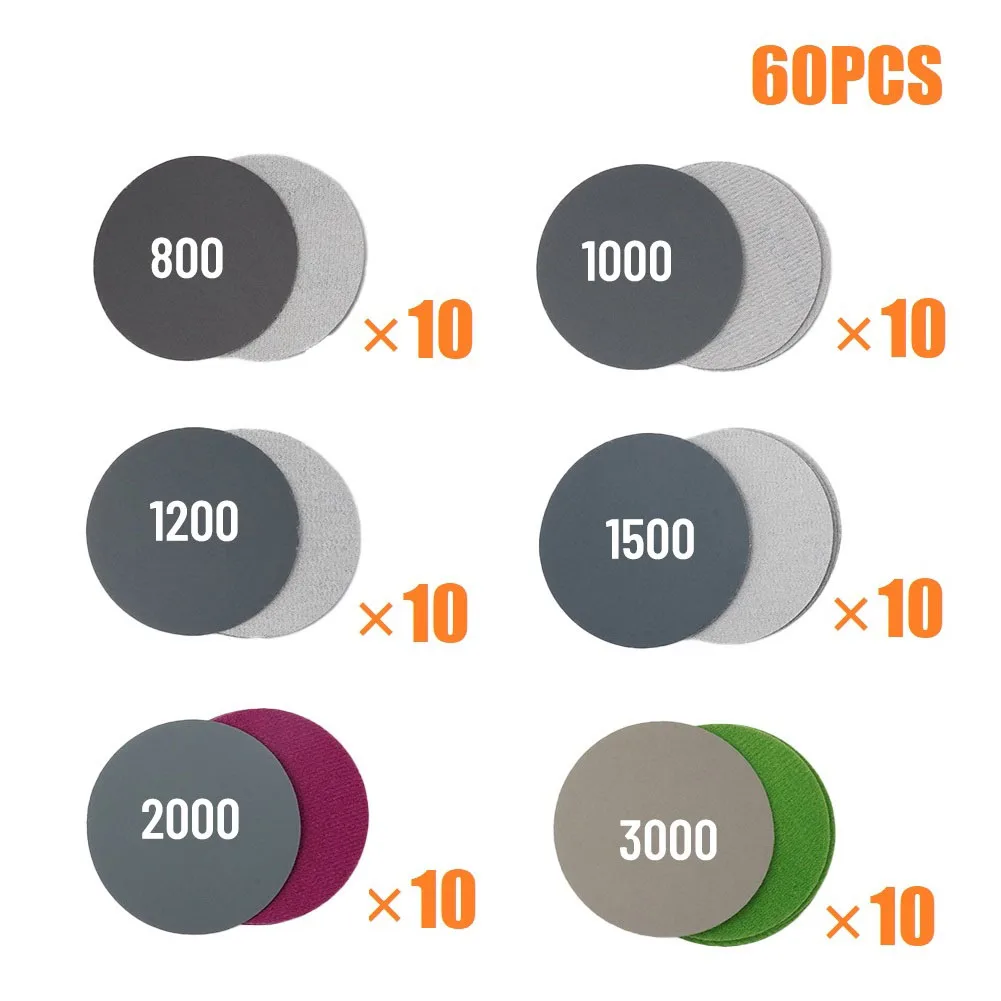 60pcs Rit Sanding Discs Round Pad Sandpaper Wood Polishing Grinding Sheet Abrasive Tool For Drill Grinder Rotary Tools
60pcs Rit Sanding Discs Round Pad Sandpaper Wood Polishing Grinding Sheet Abrasive Tool For Drill Grinder Rotary Tools