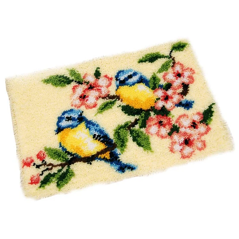 3D Flower Bird Latch Hook Rug Kits Canvas Printing for Needlework Crochet Needle for Carpet Embroidery
3D Flower Bird Latch Hook Rug Kits Canvas Printing for Needlework Crochet Needle for Carpet Embroidery