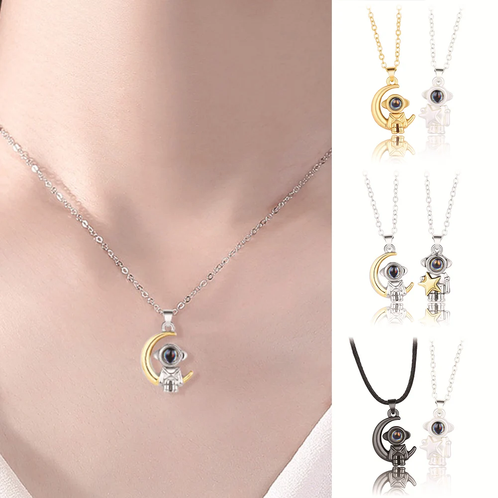 2023 Astronaut Star Lover Projection Pendant Necklaces Jewelry Couple Magnetic Necklace for Women Men Girls Boy Lady Female Gift
2023 Astronaut Star Lover Projection Pendant Necklaces Jewelry Couple Magnetic Necklace for Women Men Girls Boy Lady Female Gift