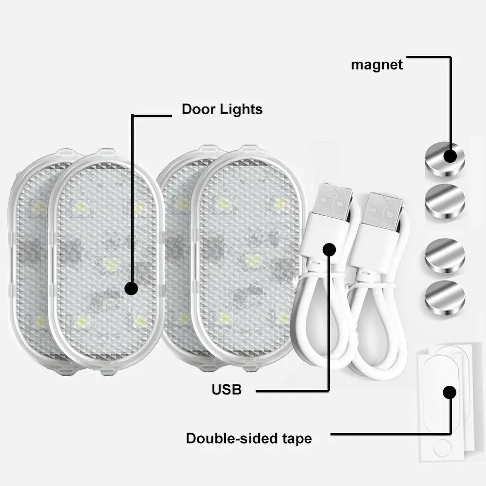 120mA 2 Led Car Interior Courtesy USB Port Light Magnetic Wireless Charging Door Lamp Microusb Data Cable
120mA 2 Led Car Interior Courtesy USB Port Light Magnetic Wireless Charging Door Lamp Microusb Data Cable