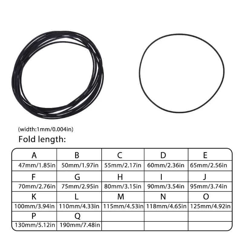10Pcs Drive Square Belts Rubber DVD Cassette Tape Recorder Turntable Strap 1mm
10Pcs Drive Square Belts Rubber DVD Cassette Tape Recorder Turntable Strap 1mm
