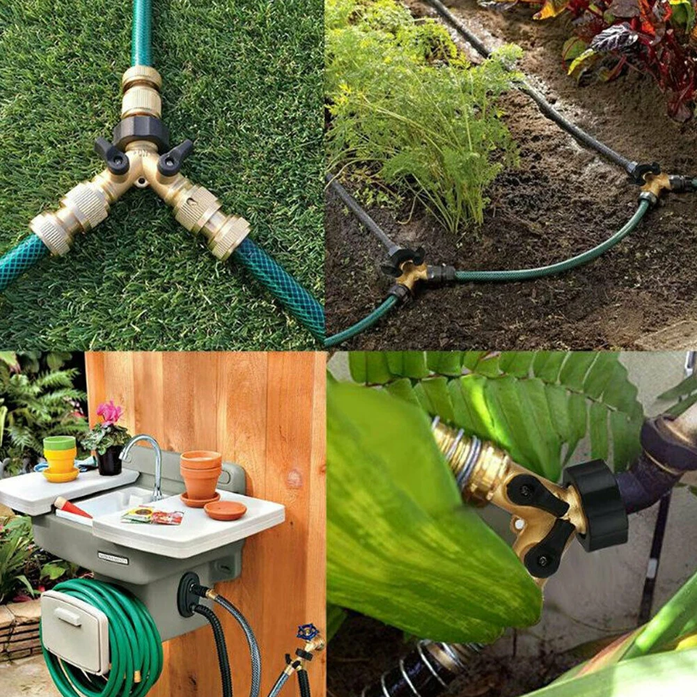 2 Way Brass Tap Adaptor Y Splitter Washing Machine Garden Hose Connector Adaptor Fitting Garden Outdoor For Washing Machine
2 Way Brass Tap Adaptor Y Splitter Washing Machine Garden Hose Connector Adaptor Fitting Garden Outdoor For Washing Machine