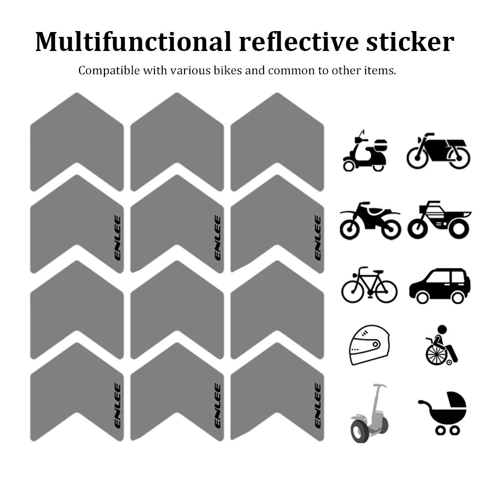 12pcs Bike Reflective Sticker Fluorescent Rim Frame Wheel Safety Warning Sticker MTB Road Bicycle Motorcycle Scooters Bike Parts
12pcs Bike Reflective Sticker Fluorescent Rim Frame Wheel Safety Warning Sticker MTB Road Bicycle Motorcycle Scooters Bike Parts